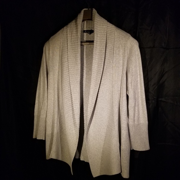 INC International Concepts light grey Cardigan - Picture 3 of 7